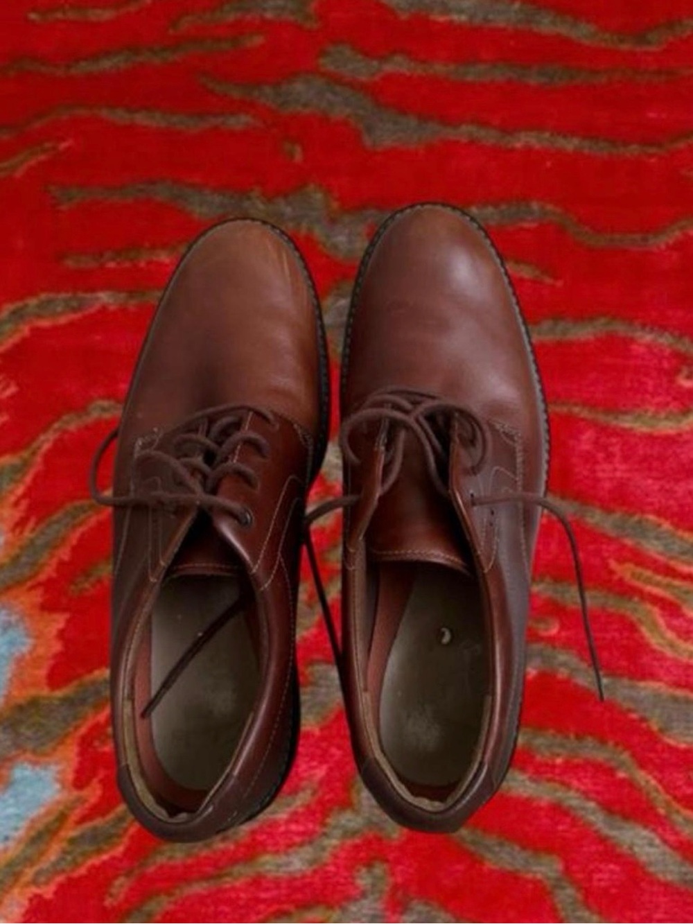 Clarks Men's Brown Leather Derby Shoes